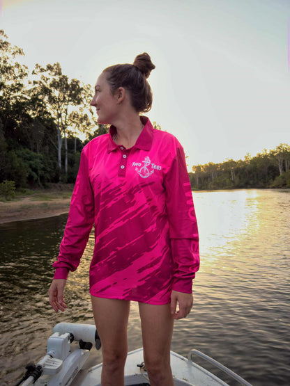 Pink Fishing Shirt