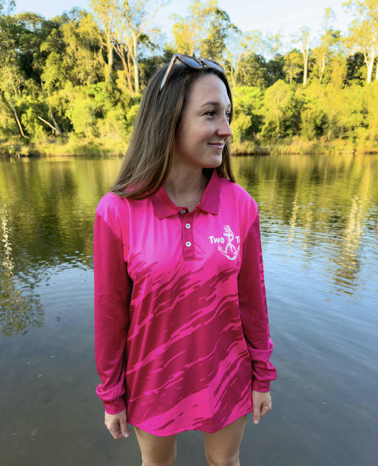 Pink Fishing Shirt